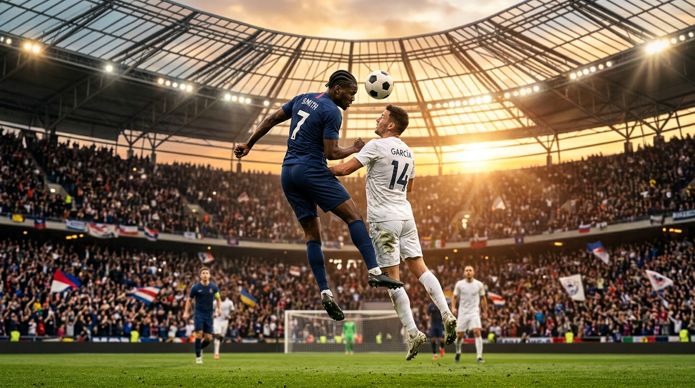 Football match action - live sports trading on Orbit Exchange