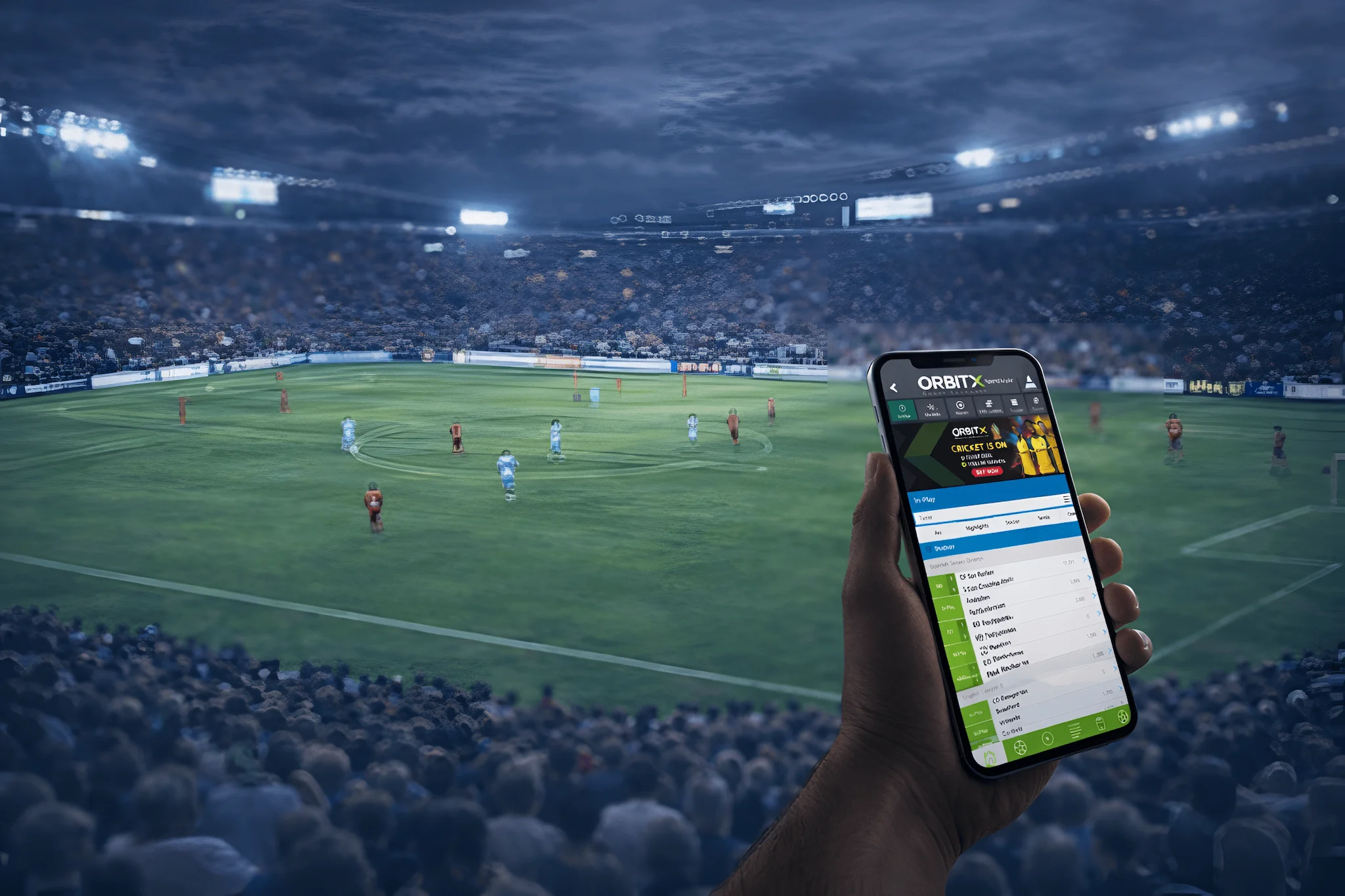 Orbit Broker sports betting exchange football stadium
